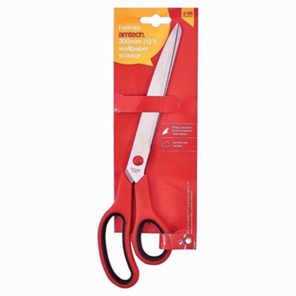 AMTECH WALLPAPER SCISSORS 12 INCH