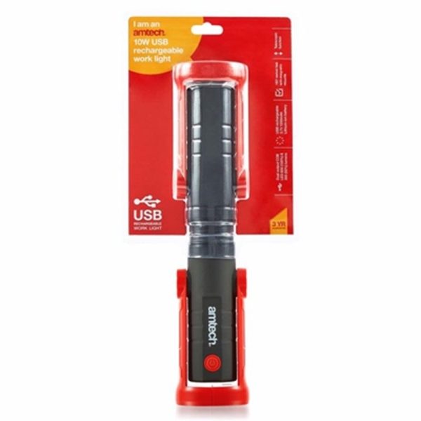 AMTECH WORKLIGHT RECHARGEABLE 10W