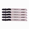 AMTECH REVERSE CUT WOOD JIGSAW BLADE SET 5PC