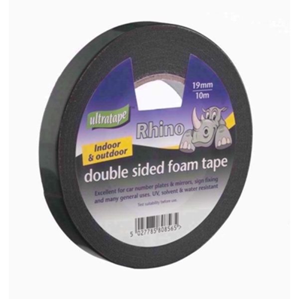 ULTRATAPE D/SIDED FOAM TAPE 19 X 10