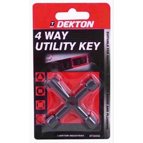 DEKTON 4 WAY UTILITY KEY