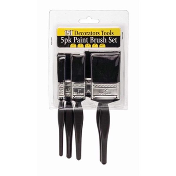 151 DECORATORS PAINT BRUSH PACK OF 5