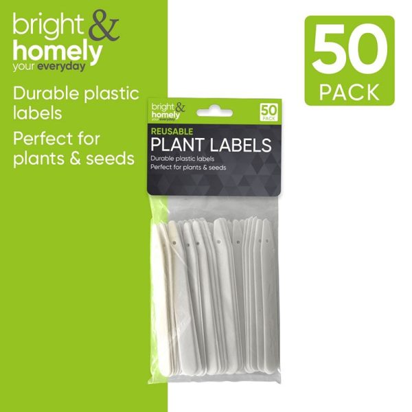 BRIGHT & HOMELY PLANT LABELS 50PCS