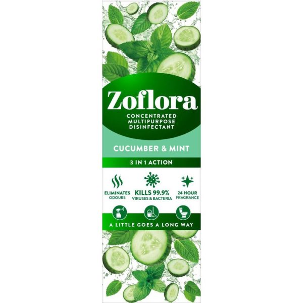 ZOFLORA CUCUMBER & MINT 250ML PACK OF 6