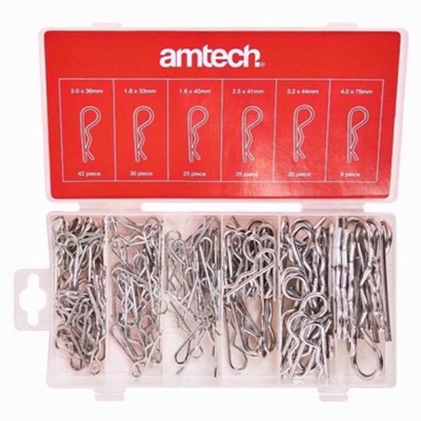 AMTECH METRIC R CLIP ASSORTMENT 150PC