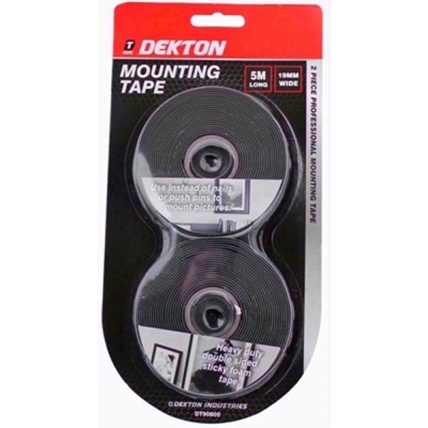 DEKTON MOUNTING TAPE 2PC 5MX19MM