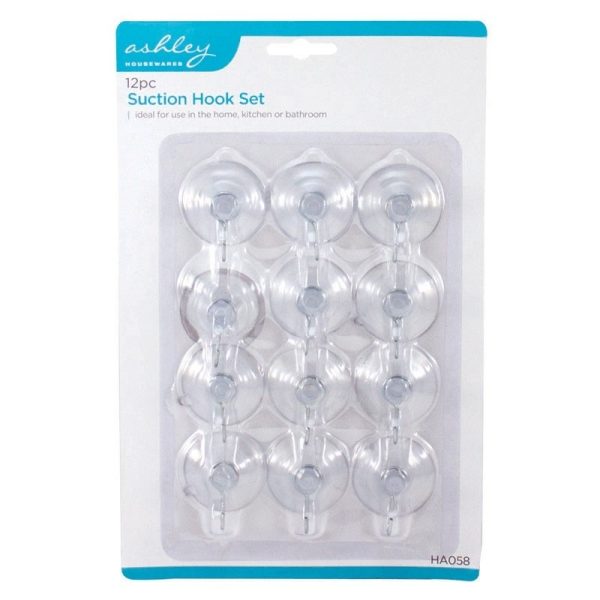 ASHLEY SUCTION HOOK SET 12PC