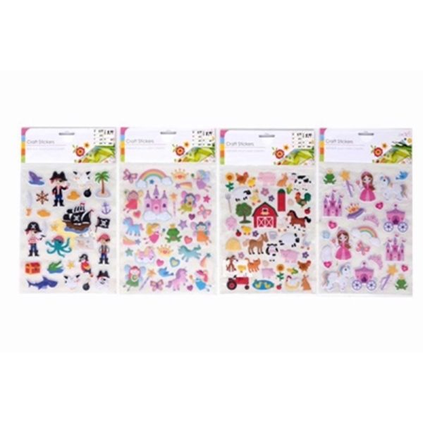 SIL CRAFT ASSORTED STICKERS