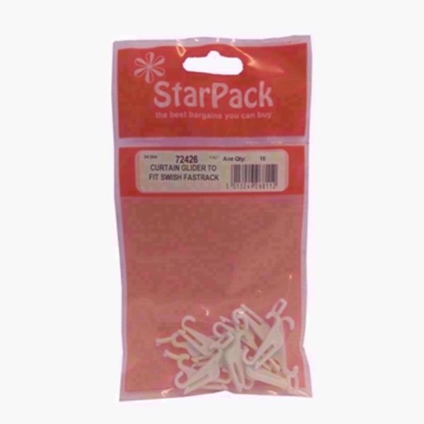 STARPACK CURTAIN GLIDER TO FIT SWISH FASTRACK