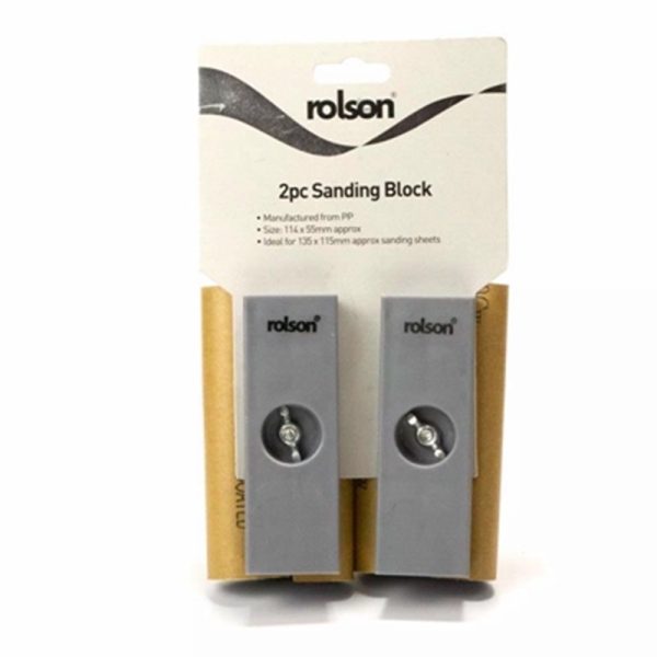 ROLSON SANDING BLOCK 2PCE