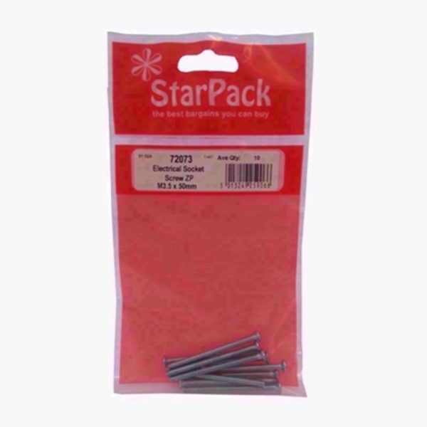 STARPACK ELECTRICAL SOCKET SCREW M3.5 X 50MM