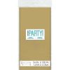 UNIQUE RECT GOLD TABLE COVER 54X108IN