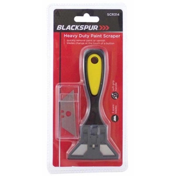 BLACKSPUR HEAVY DUTY PAINT SCRAPER/BLADES