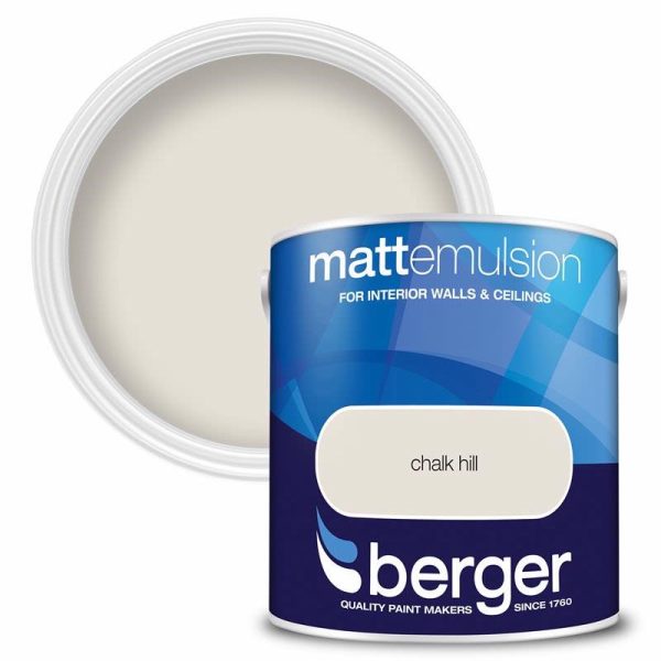 BERGER MATT EMULSION CHALK HILL 2.5L