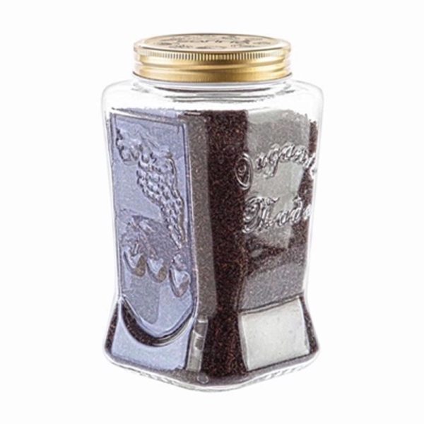 ORGANIC MADE JAR WITH METAL LID 1100CC