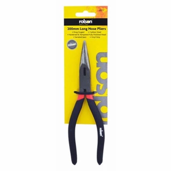 ROLSON LONG NOSE PLIER 8INCH