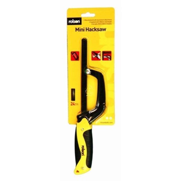 ROLSON MINI HACKSAW PLASTIC HANDLE