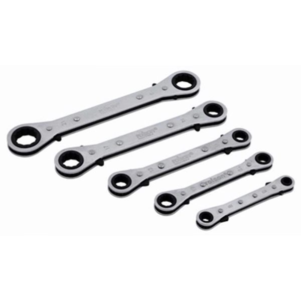 ROLSON RATCHET RING SPANNER SET 5PCE