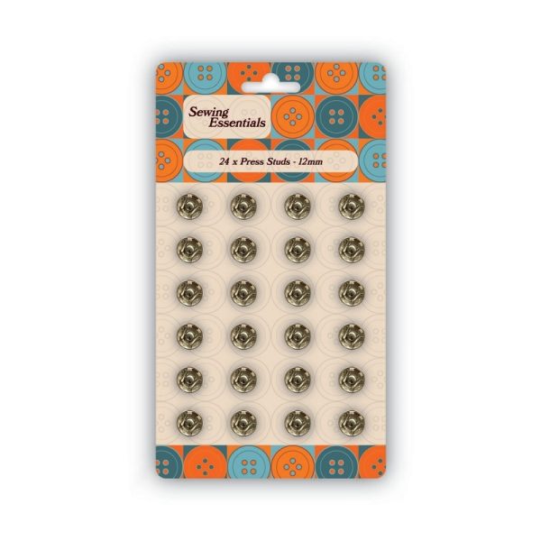 SE PRESS STUDS 4 ASSORTED SIZES