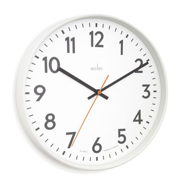 ACCTIM HUGO WALL CLOCK WHITE