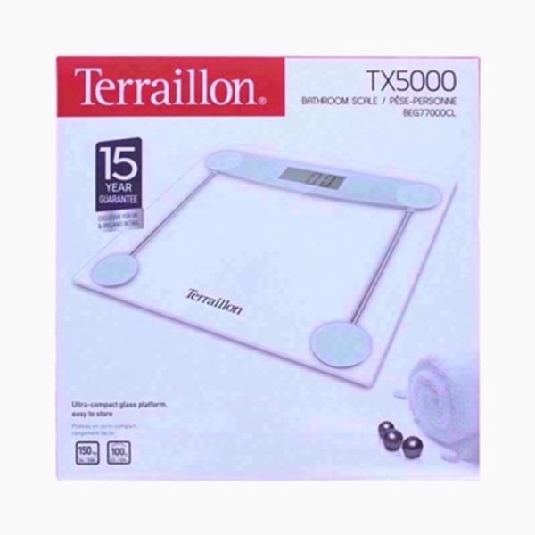 TERRAILLON BATHROOM GLASS SCALE TX5000