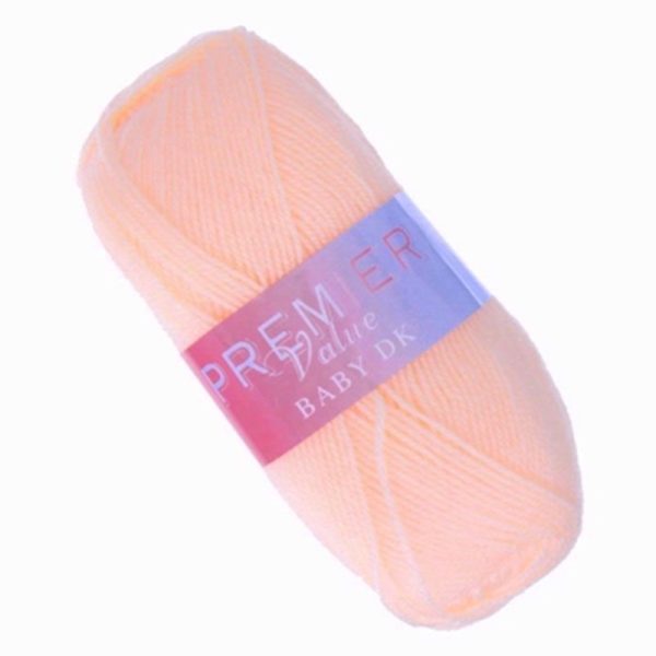 PREMIER WOOL BABY DK PEACH PACK OF 5