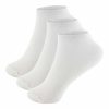 SOCK LADIES 3 TRAINER PACK OF 4 WHITE