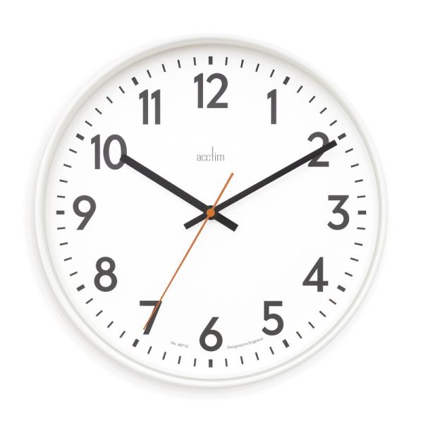 ACCTIM HUGO WALL CLOCK WHITE