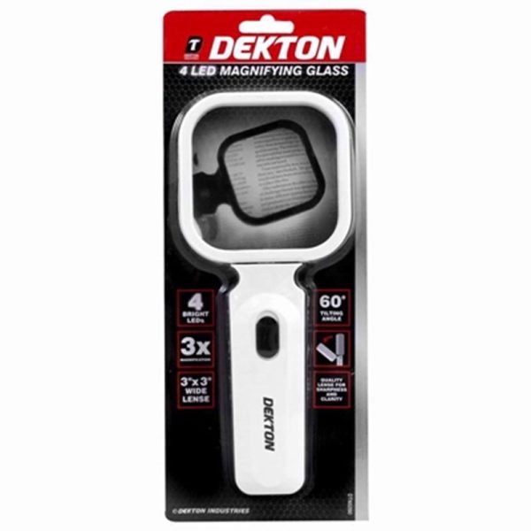 DEKTON MAGNIFYING GLASS 4 LED