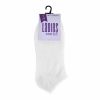 SOCK LADIES 3 TRAINER PACK OF 4 WHITE