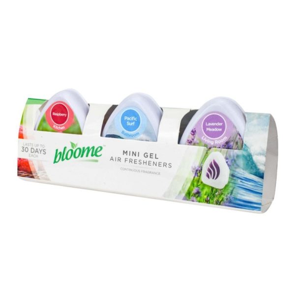 BLOOME MINI GEL BURST AIR FRESHENER PACK OF 3