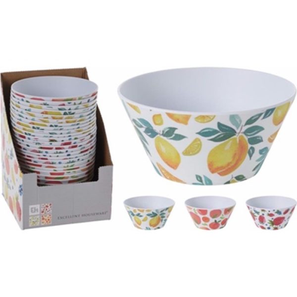 MELAMINE BOWL 150MM DIA ASSTD