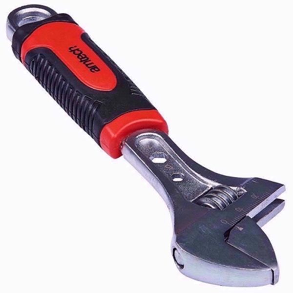 AMTECH WRENCH ADJUSTABLE 8INCH DELUX