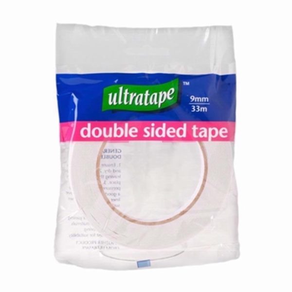 ULTRATAPE CLEAR D/S TAPE 9MMX33M(SINGLE)