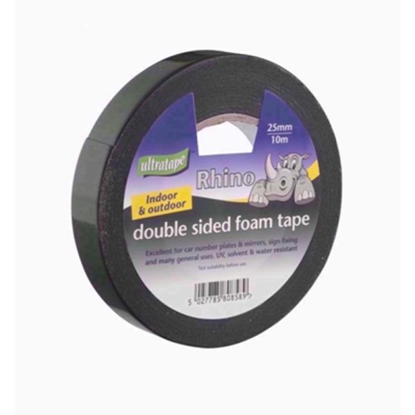 ULTRATAPE D/SIDED FOAM TAPE 25 X 10