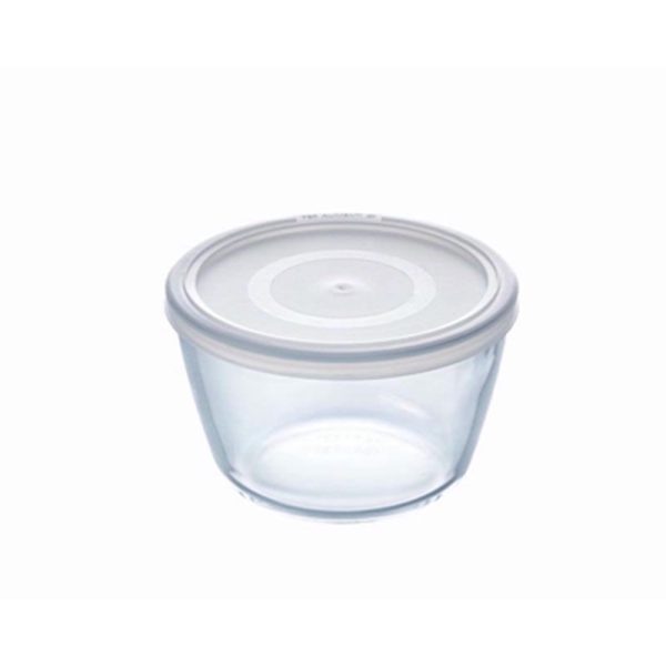 PYREX 1.1LT ROUND DISH WITH LID