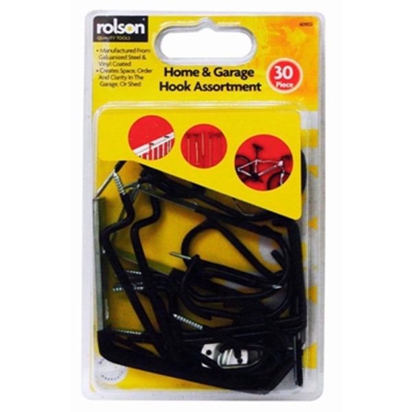 ROLSON HOME & GARAGE HOOK 30PC SET