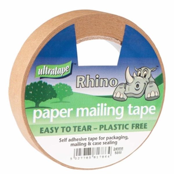 ULTRATAPE PAPER MAILING TAPE 24MM50M