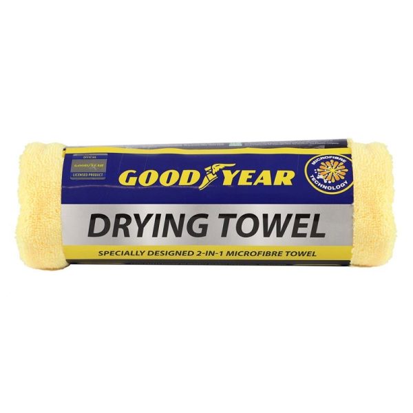 GOODYEAR MICROFIBRE DRYING TOWEL 2IN1 LUXURY