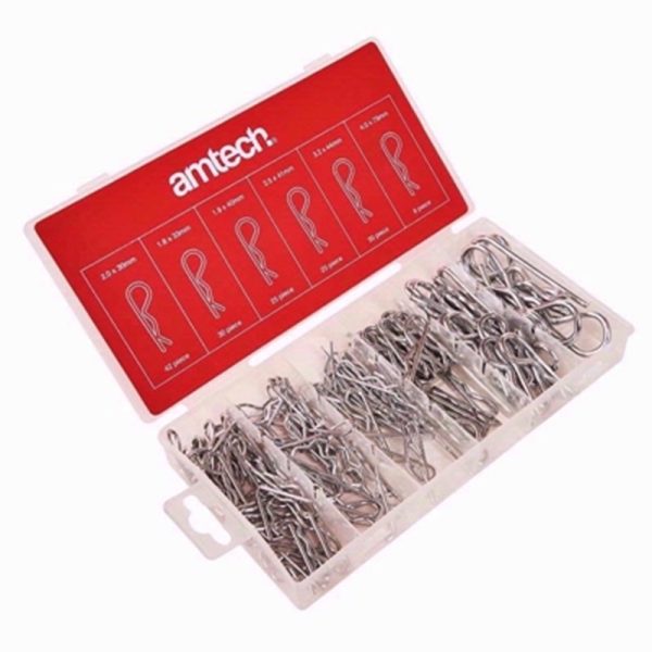 AMTECH METRIC R CLIP ASSORTMENT 150PC