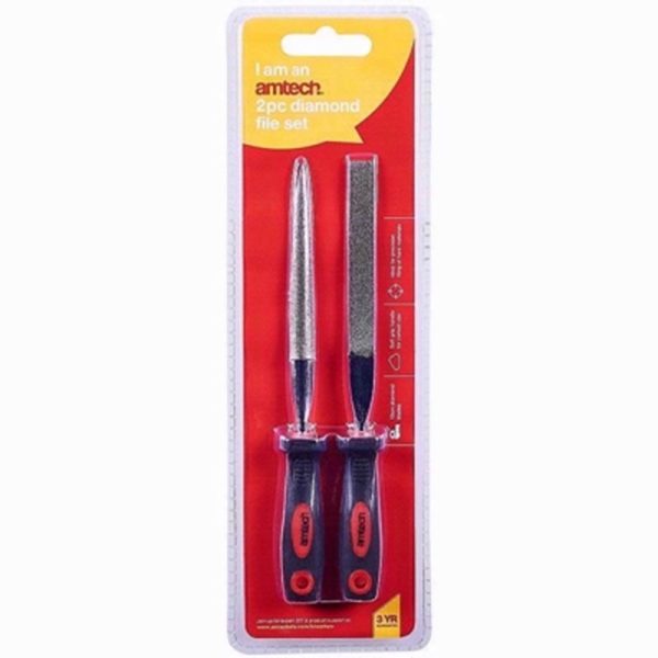 AMTECH FILE DIAMOND 2PC SET