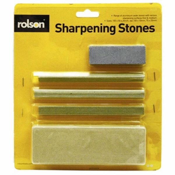 ROLSON SHARPENING STONE SET 5PCE