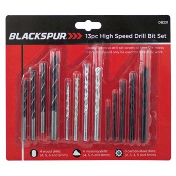 BLACKSPUR 16PCE COMBI DRILL BIT SET