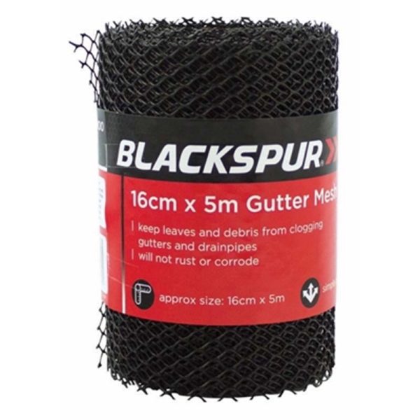 BLACKSPUR GUTTER MESH 16CM X 5M