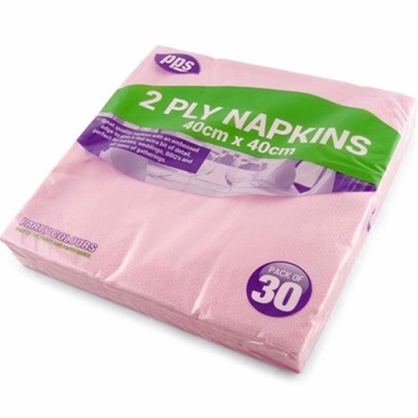 PPS 2PLY 30 NAPKINS BLUE 40X40CM ETA