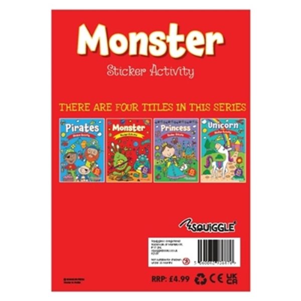 STICKER BOOK BOY BOOK PACK OF 6