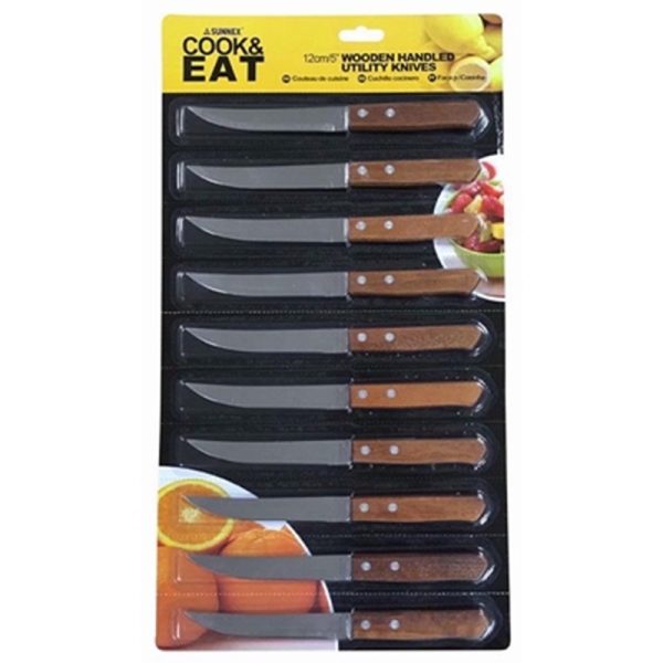 SUNNEX PACK OF 10 UTILITY KNIVES