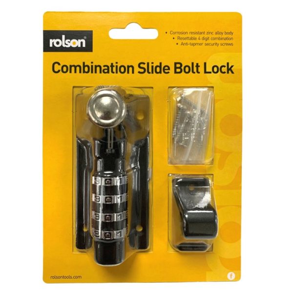 ROLSON COMBINATION SLIDE BOLT LOCK