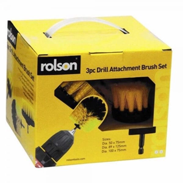 ROLSON DRILL BRUSH 3PC SET