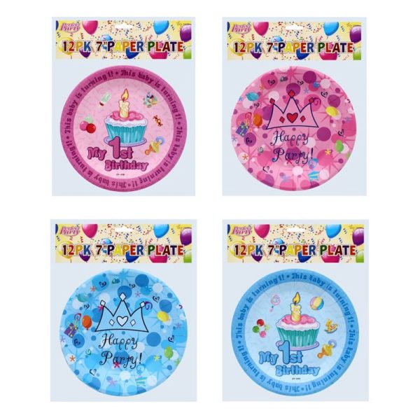 RYSONS PARTY PLATES PACK OF 12